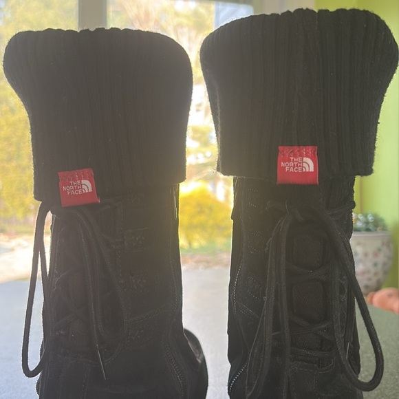The North Face 200 Gram Insulation Primaloft Black Suede Boots Women’s Size 10 ! - Picture 6 of 13